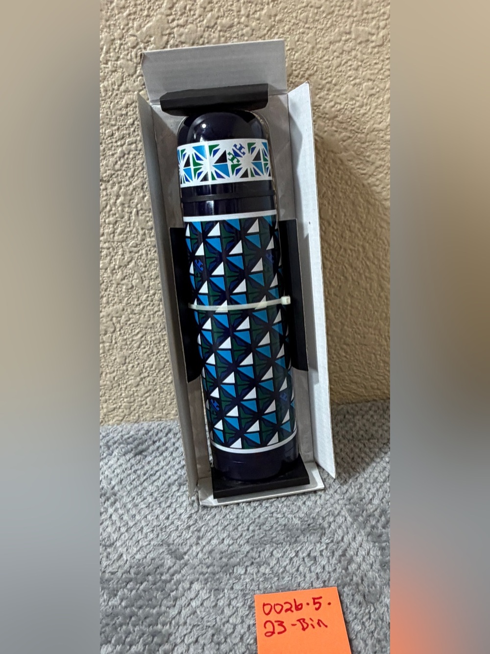 Tory Burch Geometric Print Insulated Bottle